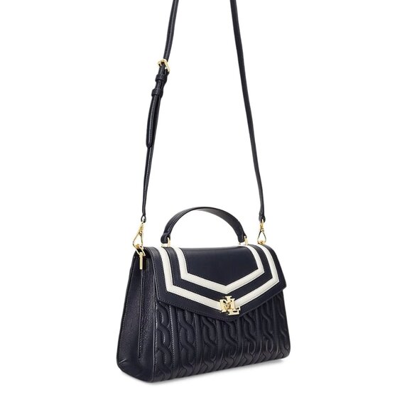 Ralph Lauren Medium Nappa Leather Farrah Satchel - Picture 1 of 7